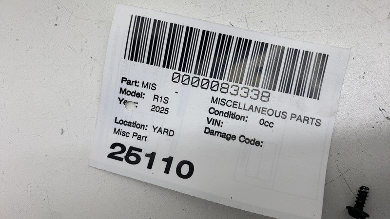 PT00000356L ⭕ 2022-2025 Rivian R1S  Frunk Release Control Button Switch OEM PT00000356-L