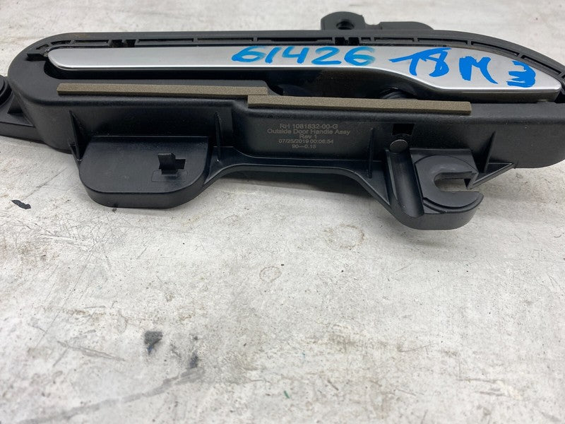 1081832 00 G ⭕17-20 Tesla Model 3 Front or Rear Exterior Door Handle Right Outer 1081832-00-H