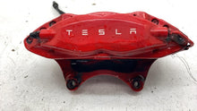 ⭕ 2016-2020 Tesla Model X Front Driver Side Caliper Red w/ Brake Hose Line Left