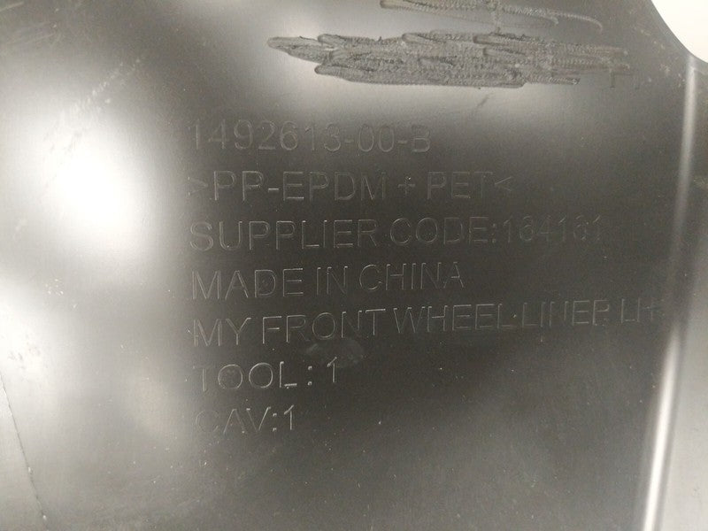 1492613 00 B ⭕2020-2024 Model Y Front Left Fender Wheel Arch Liner Splash Shield 1492613-00-B