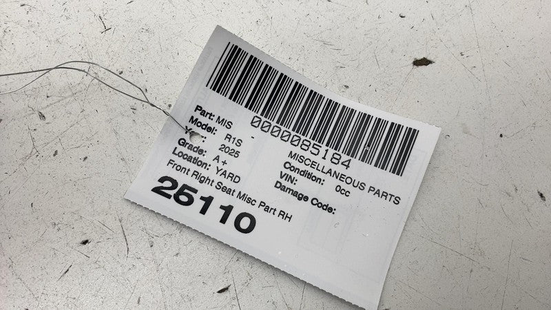 PT0059245A ⭕ 2025 Rivian R1S Front Right 1st Row Seat Adjustment Control Switch PT0059245-A