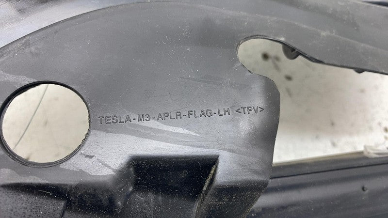 ⭕ 17-23 Model 3 Front Left Door A-Pillar Flag Glass Run Rubber Seal 10