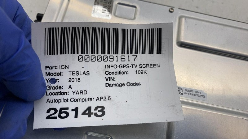 ⭕ 16-20 Model S MS Auto Pilot Driver Assist Computer Control Module 11