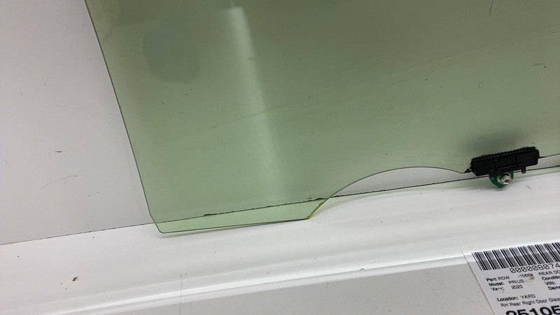 68103-47120 ⭕ 2023-2025 Toyota Prius Rear Passenger Side Door Window Glass Right RH Assembly