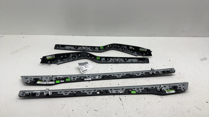 ⭕ 16-20 Tesla Model X SET of Front & Rear Left & Right Door Molding Tr
