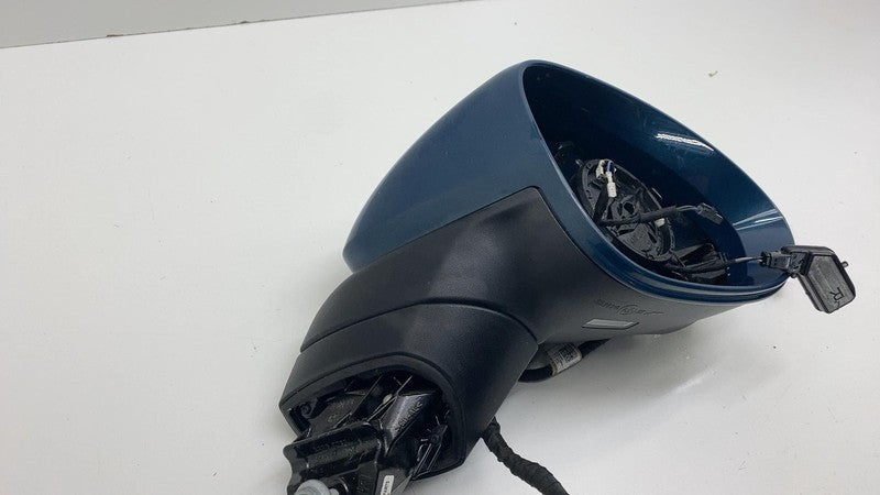 2225.6166BG5D ⭕ 19-23 Cayenne Right Power Folding Door Mirror w/ Blind Spot Blue RH (No Glass)