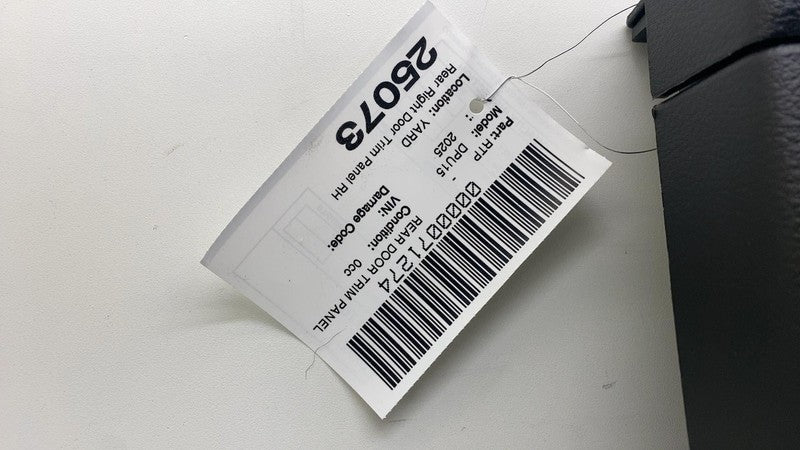 531160491-349 ⭕2025 Ram 1500 Pickup Rear Passenger Right Side Door Panel Card OEM FC00AAW47514