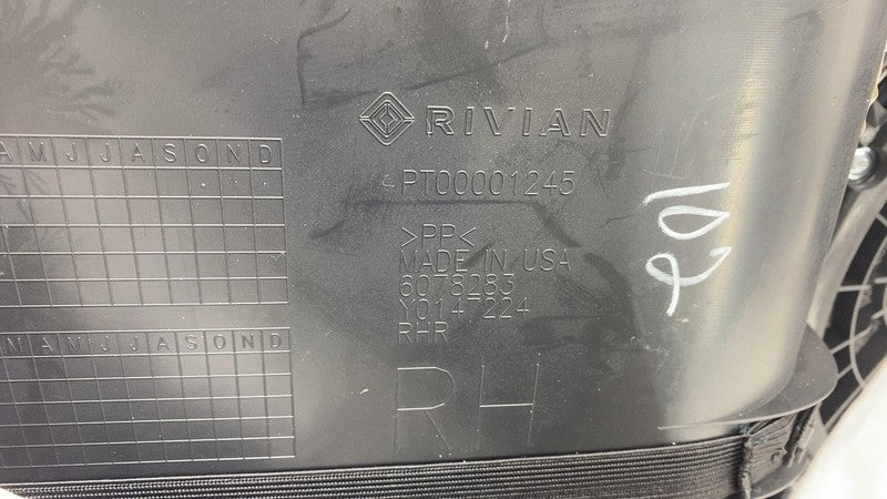 PT00001245 2022-2024 Rivian R1T R1S Rear Passenger Side Door Panel Trim Card Cover Right RH