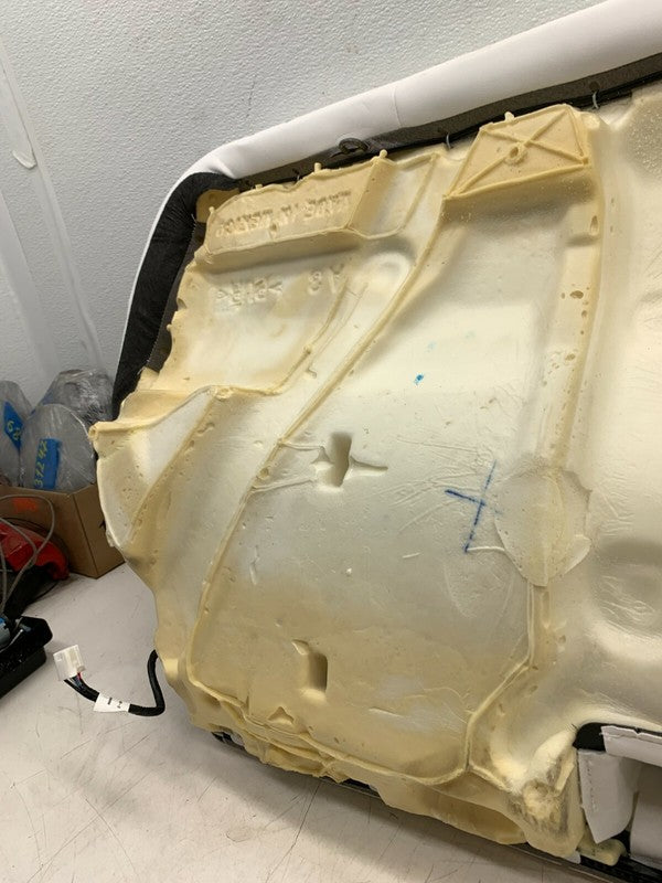 ⭕ 17-23 Model 3 Rear 2nd Row Lower Seat Cushion Pure White Leather 145