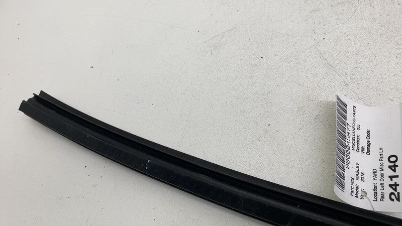 ⭕ 2017-2020 Maserati Levante Rear Left Door Window Inner Weatherstrip Rubber Sea