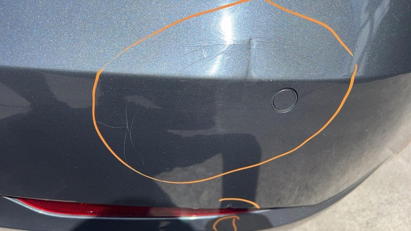 ⭕ 2017-2022 Tesla Model 3 Rear Bumper Cover w/ Park Sensor & Harness G