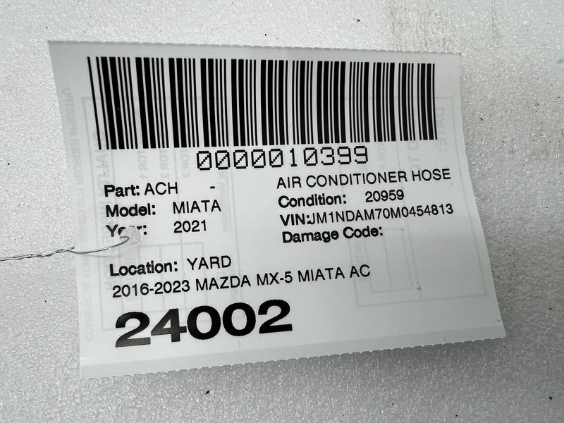 NA1J 61467A 2016-2023 Mazda MX-5 Miata AC Air Conditioning Pipe Return Tube Hose NA1J-61467A