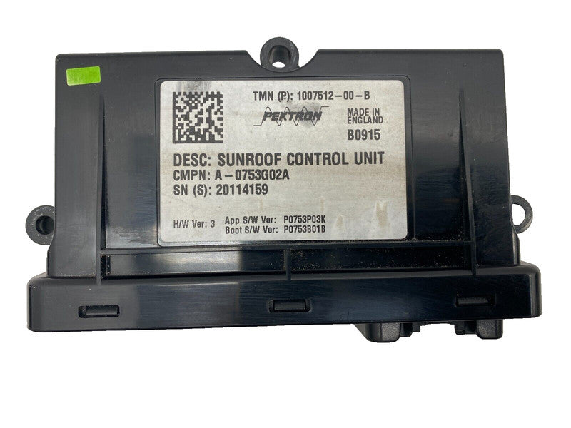 ⭕ 12-20 Tesla Model S Sunroof Controller Moon Roof Control Module 1007512-00-B