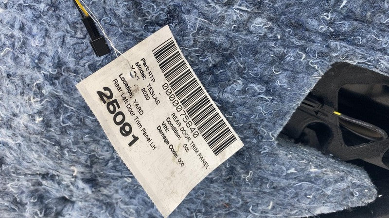 ⭕ 2012-2020 Tesla Model S MS Rear Left Interior Door Panel Trim Card Cover Assy