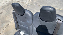 2016 2017 2018 2019 2020 Tesla Model X Rear 3rd Row Seat Leather Black Assembly