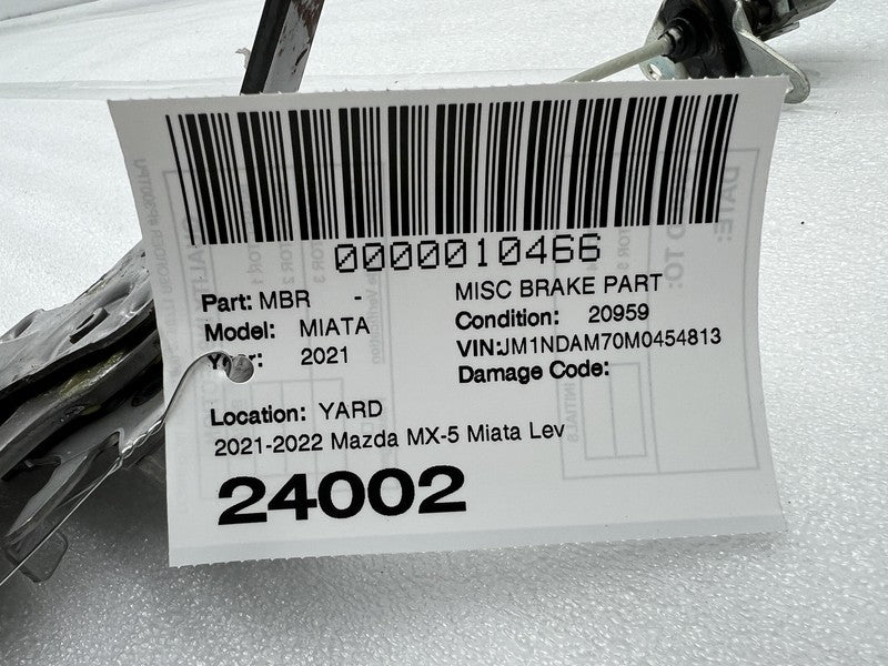 NF7A 44 010 2021-2022 Mazda MX-5 Miata Parking Hand Brake Lever Park Brake Control Assembly