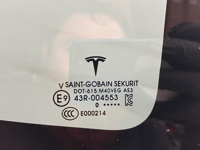 ⭕ 2016-2022 Tesla Model X MX Rear Passenger Side Quarter Window Glass 
