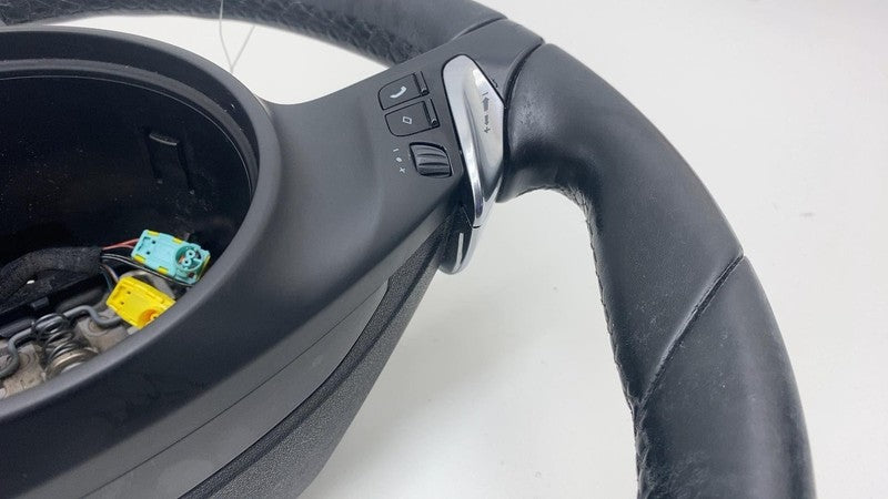 2011-2014 Porsche Cayenne Front Driver Steering Wheel w/ Control Switches Black