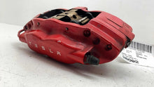 ⭕ 12-20 Tesla Model S Rear Passenger Side Caliper Red w/ Brake Hose Line Right