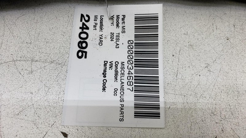 173404420D 2024-2025 Tesla Model 3 M3 Rear Trunk Garnish Trim Panel Assembly 1734044-20-D