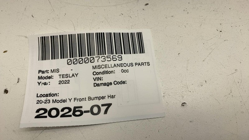 ⭕ 2020-2023 Tesla Model Y Front Bumper Wire Wiring Harness Suit w/ Fog