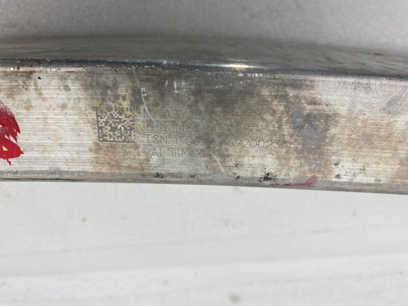 2020-2023 Tesla Model Y Front Bumper Bar Impact Support Beam Reinforcement Assy