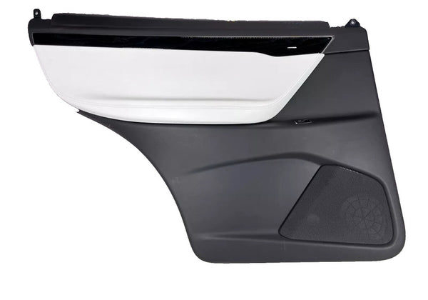 ⭕ 16-20 Model X Rear Left Door Panel Trim Card Cover w/ Molding LH 1058003-18-F