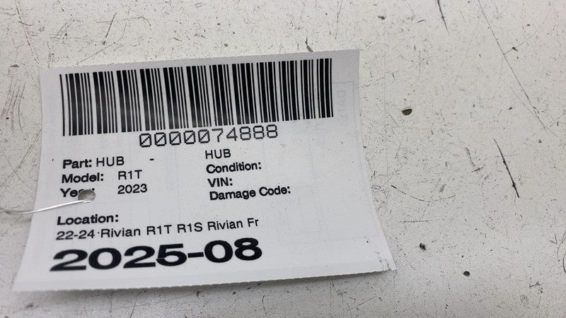 ⭕ 22-24 Rivian R1T R1S Rivian Front Left or Right Wheel Hub Bearing PT