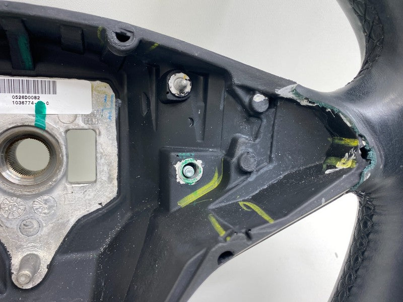 ⭕ 2012-2020 Tesla Model S MS Driver Steering Wheel Black Assembly 1036