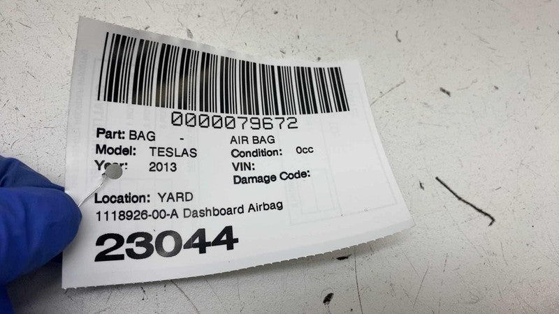 ⭕ 12-20 Model S Passenger Side Dash Instrument Panel Airbag Right 1118