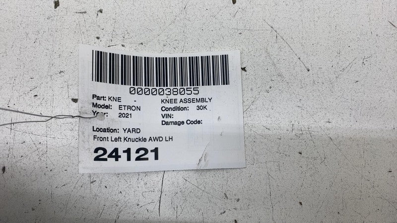 4M0 407 559 ⭕ 19-23 Audi E-Tron Quattro Front Left Side Spindle Knuckle Wheel Hub 4M0407559