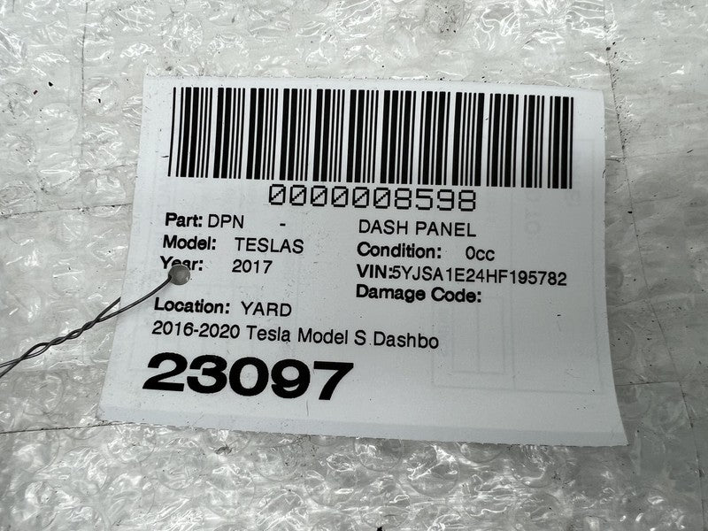 ⭕ 16-20 Tesla Model S Dashboard Instrument Panel Dash Top Pad Cover 10