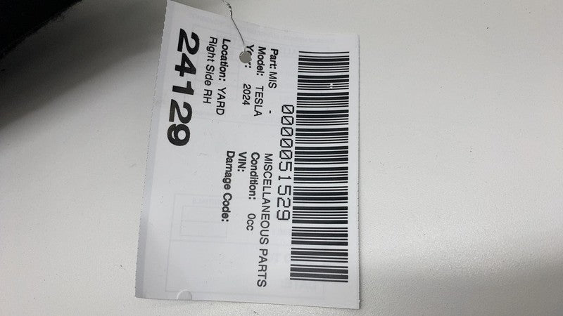 1816361-51-A 2024 Tesla Cybertruck Rear Passenger Side Upper C-Pillar Cover Panel Trim Right