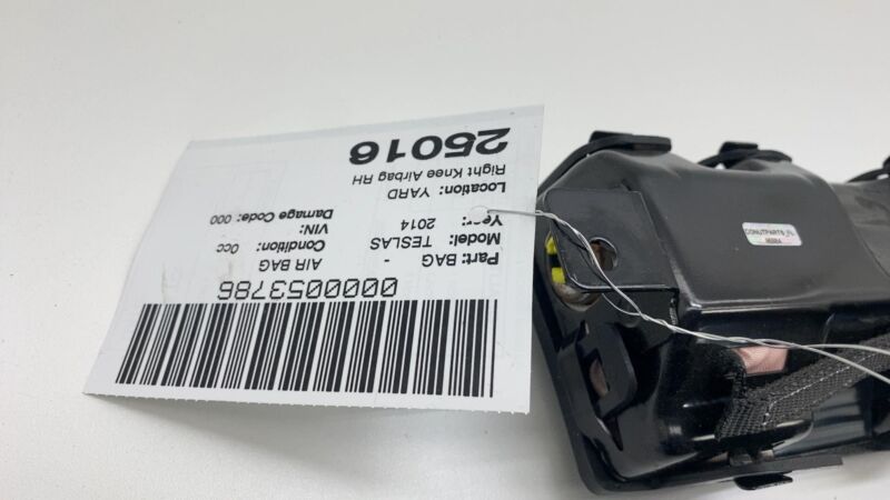 100526000G 2012-2015 Tesla Model S Front Passenger Side Lower Knee Airbag Right RH Assembly