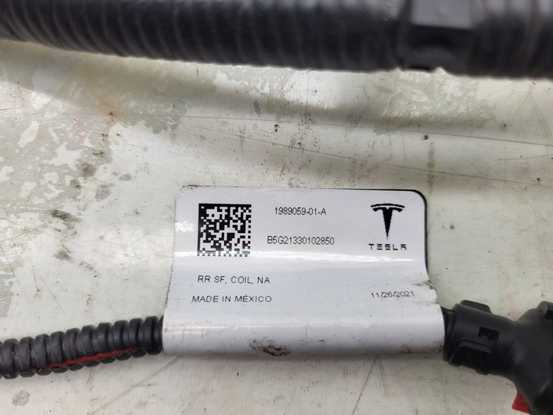 ⭕20-24 Model Y Rear Chassis Subframe Coil Wiring Harness Cable Wire 19