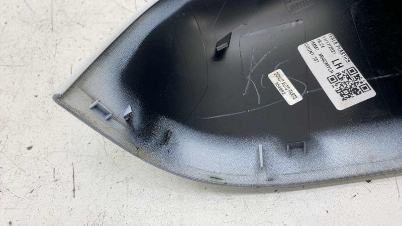 ⭕ 20-24 Model Y MY Left Door Mirror Skull Cap Cover LH White - PPSW 14