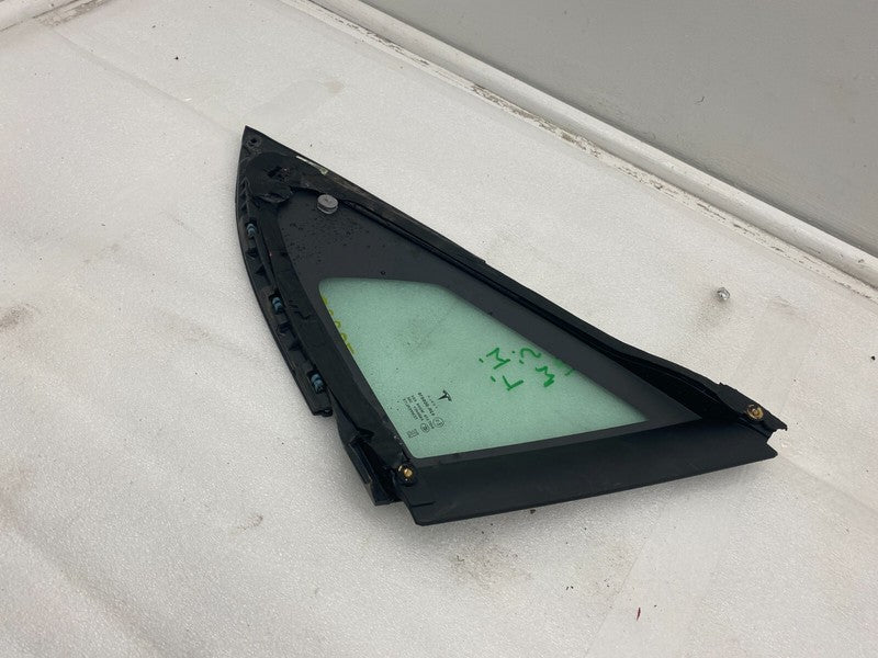 E6 43R-008010 ⭕ 2012-2020 Tesla Model S Rear Driver Side Quarter Fixed Glass Left LH Assembly