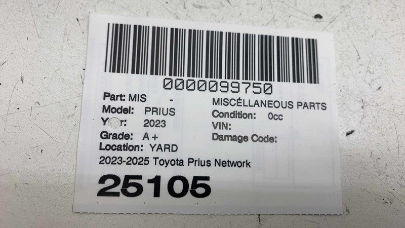 ⭕2023-2025 Toyota Prius Network Gateway Computer Control Module Unit 8