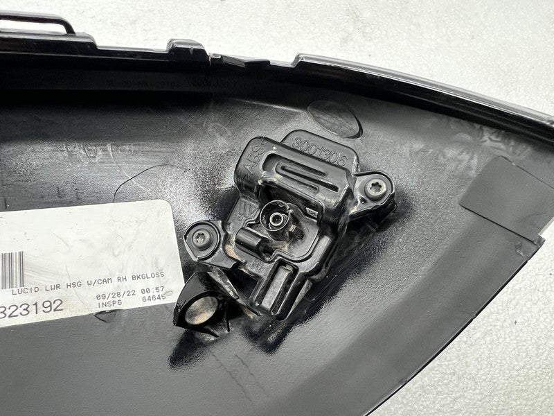 P11-C67030-04 ⭕ 22-24 Lucid Air Right Mirror Trap Door Bottom Camera Cover Black P11-C67030-04