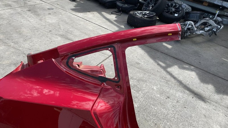 ⭕ 17-20 Tesla Model 3 Rear Right Quarter Panel Structural Frame Cut Red - PPMR