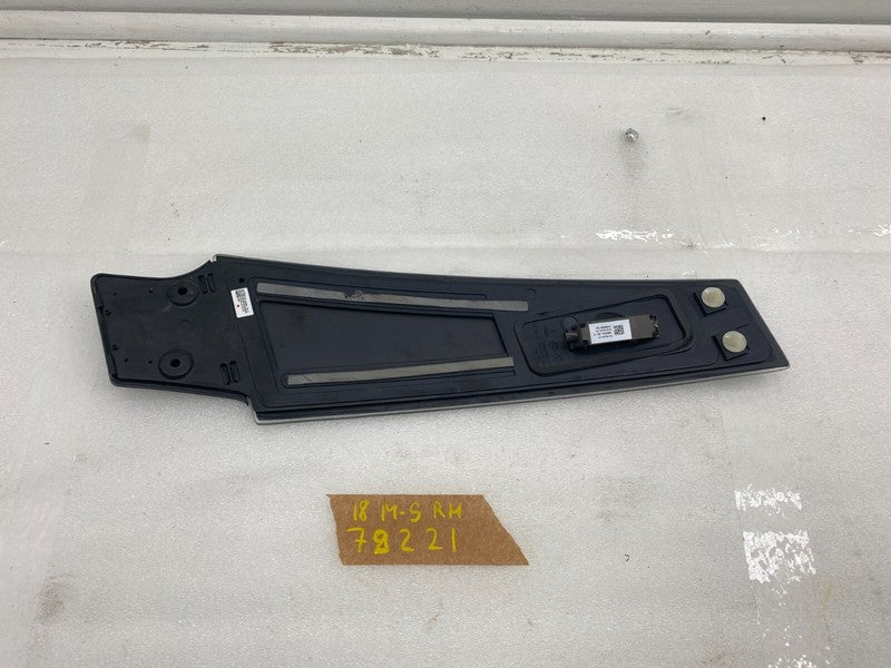 1083900 00 C ⭕ 16-20 Tesla Model S Passenger Side B-Pillar Glass Applique Right 1083900-00-C