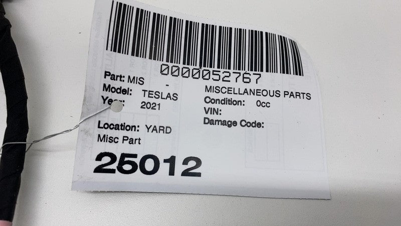2021 2022 2023 2024 Tesla Model S Rear Fascia Wire Wiring Harness 2507