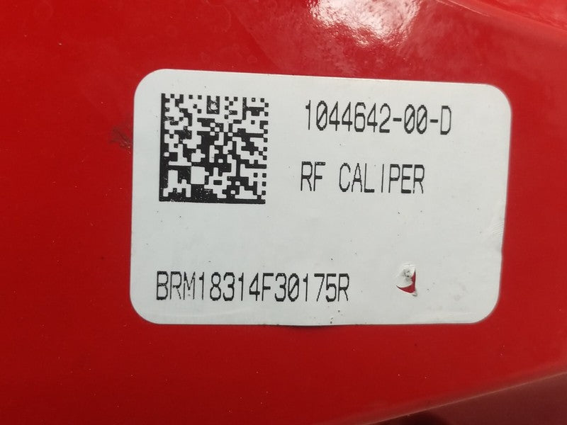 1044642 00 D ⭕ 2017-2022 Tesla Model 3 Front Performance Brake Caliper Red Right 1044642-00-D