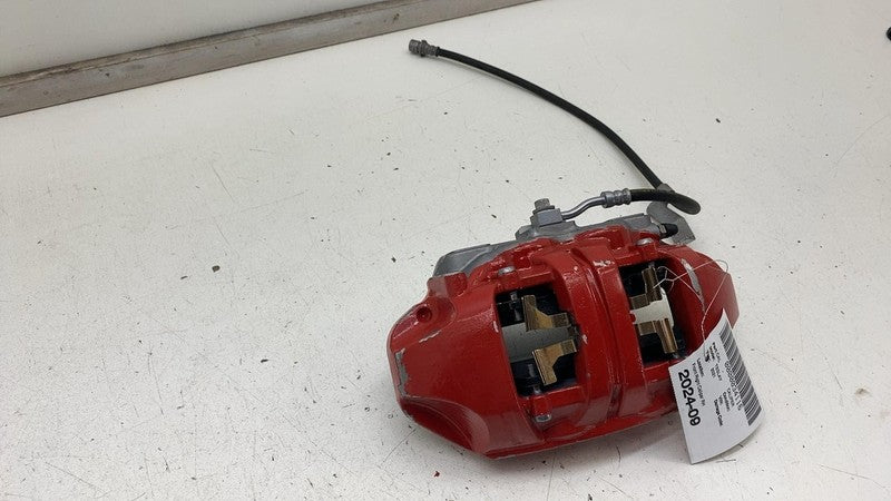 ⭕ 20-23 Tesla Model Y Front Passenger Side Caliper Red w/ Brake Hose L