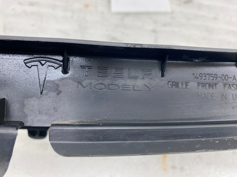 1493759 00 A ⭕ 2020-2022 Tesla Model Y Front Bumper Lower Center Grille Fascia 1493759-00-A