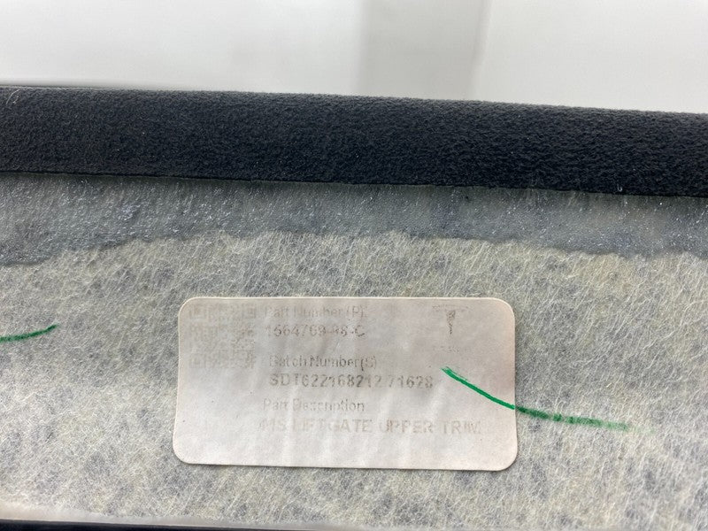 ⭕ 2021-2025 Model S Rear Trunk Tailgate Upper Panel + C-Pillar Trim 15