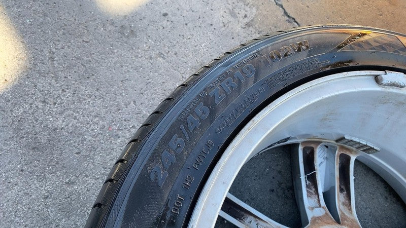 ⭕ 2012-2015 Tesla Model S Wheel Rim 19x8.0+40mm + Tire 245/45 ZR19 600