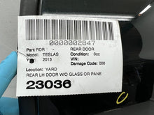 2012-2015 Tesla Model S Rear Driver Side Door Shell Panel Left Assy Green - PMSG