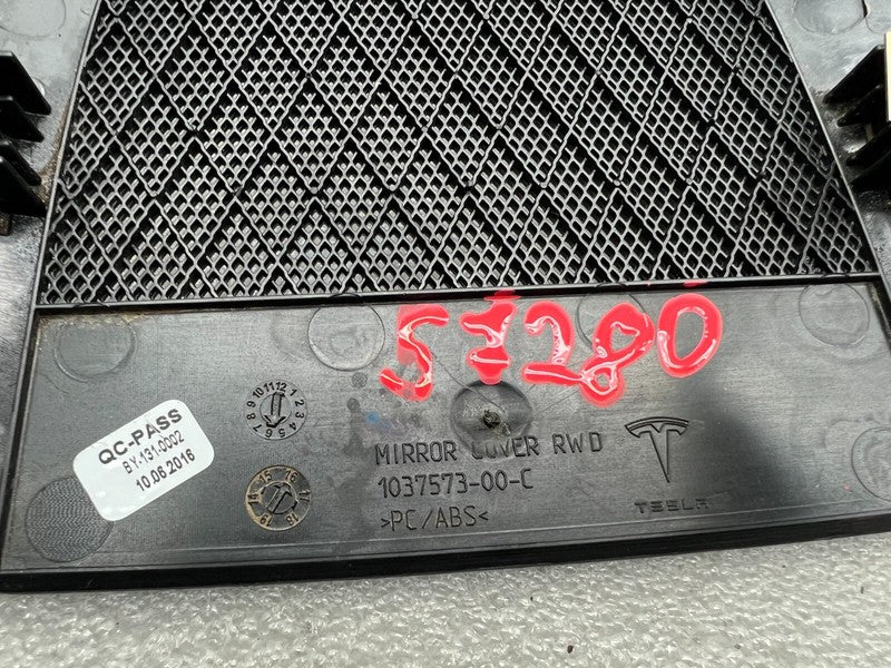 1037573 00 C ⭕ 2012-2021 Tesla Model S Front Mono Camera Rear Mirror Cover Trim 1037573-00-C