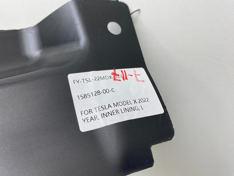1585128-00-C ⭕ 2021-2026 Tesla Model X Front Left Wheel Arch Fender Liner Splash 1585128-00-C
